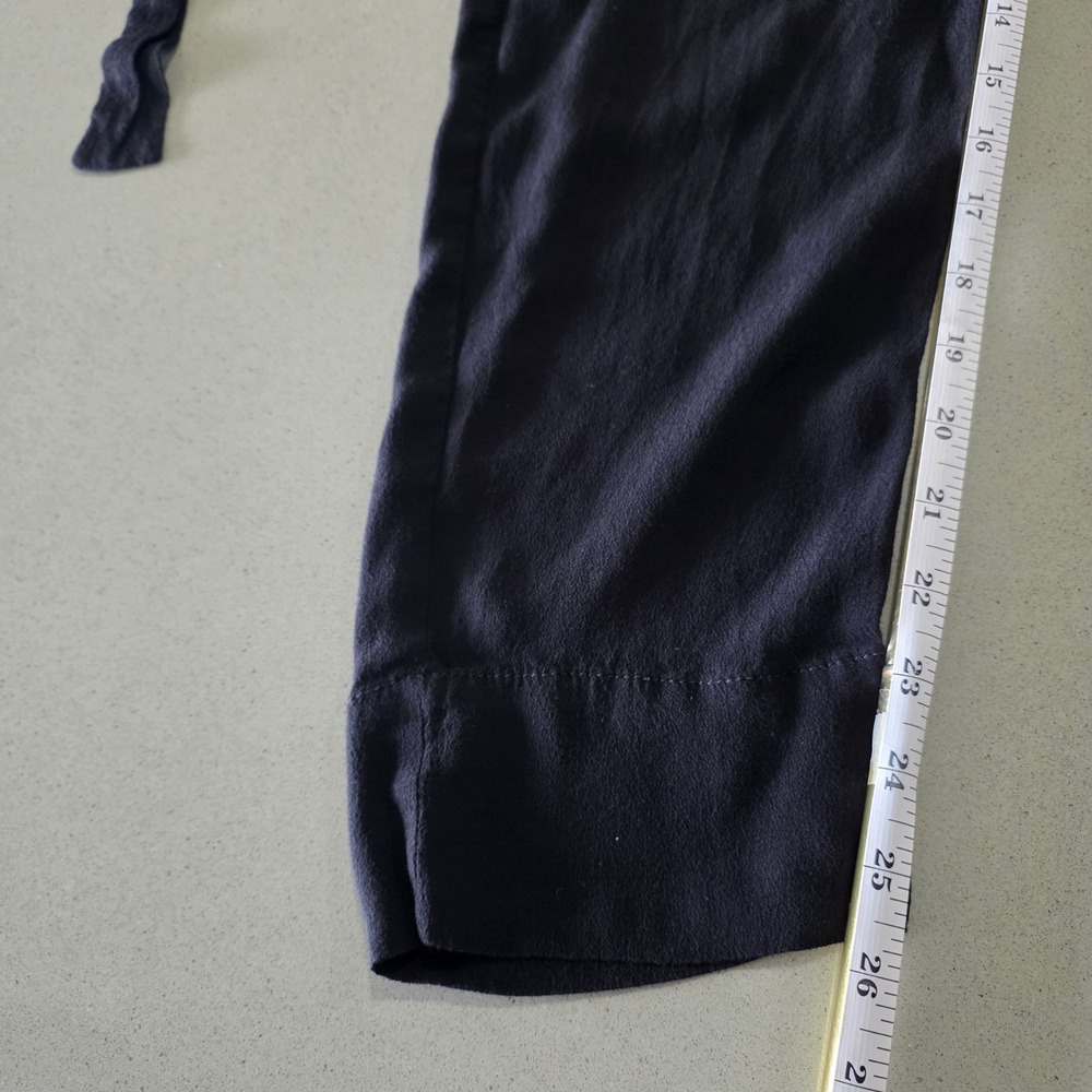 Cartonnier Anthropologie Black Paperbag Waist Jogger Pants Size M - Picture 4 of 9